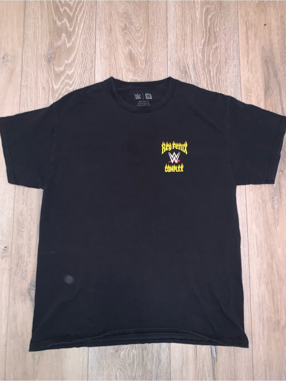WWE x Complex Rey Fenix Flames t-shirt Size: Medium
